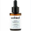 Wellwell Vitamin C 10% Pure Ethyl Ascorbic Serum + Niacinamide 5%, Ceramides & Squalane | 30ml | Brightening, Hydrating, Anti-Aging, Sun Damage | S