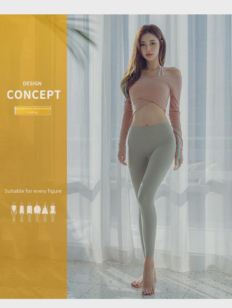 2022 Herbst/Winter Damen Langarm Fitness Yoga Tops - Koreanischer Stil, trendige T-Shirts