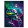 Abstract Universe Starry Sky Skull Head Prints Poster Canvas Painting Hd Modern Wall Art Picture Living Room Bedroom Home Decor