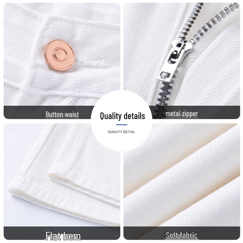 CHOCOOLATE I.t Unisex Loose Straight Wide Leg Cotton Jeans