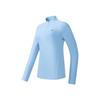 Fila Fitness Fashion Casual T-Shirt Women Tops Light-Blue A61W631201FBU