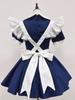MODKOKU Maid Outfit Set Lolita Subculture Y2K Mini Dress Clothing Uniform JK Gothic Lolita Frills Ribbons Cosplay Maid Outfit Lolita Costume Idol Outf