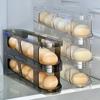 1/2/3Pcs Fridge Egg Holder Large Capacity Multi-layer Transparent Design Stackable