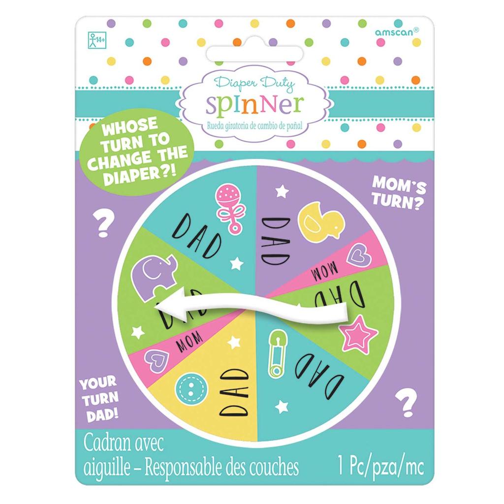 Amscan Mähe Duty Baby Shower Spinner