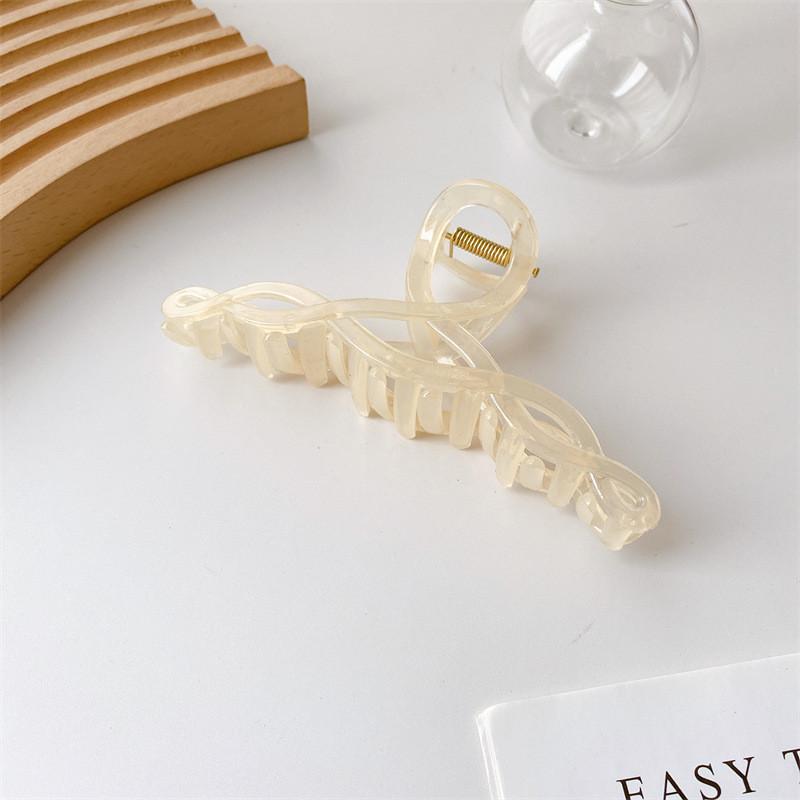 Elegant Vintage 13cm Hair Claw Clip For Women Retro Aesthetic Accessory In Colors Multiple