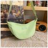 Small fresh macaron simple bag female dopamine small satchel niche design large capacity dumpling bag new