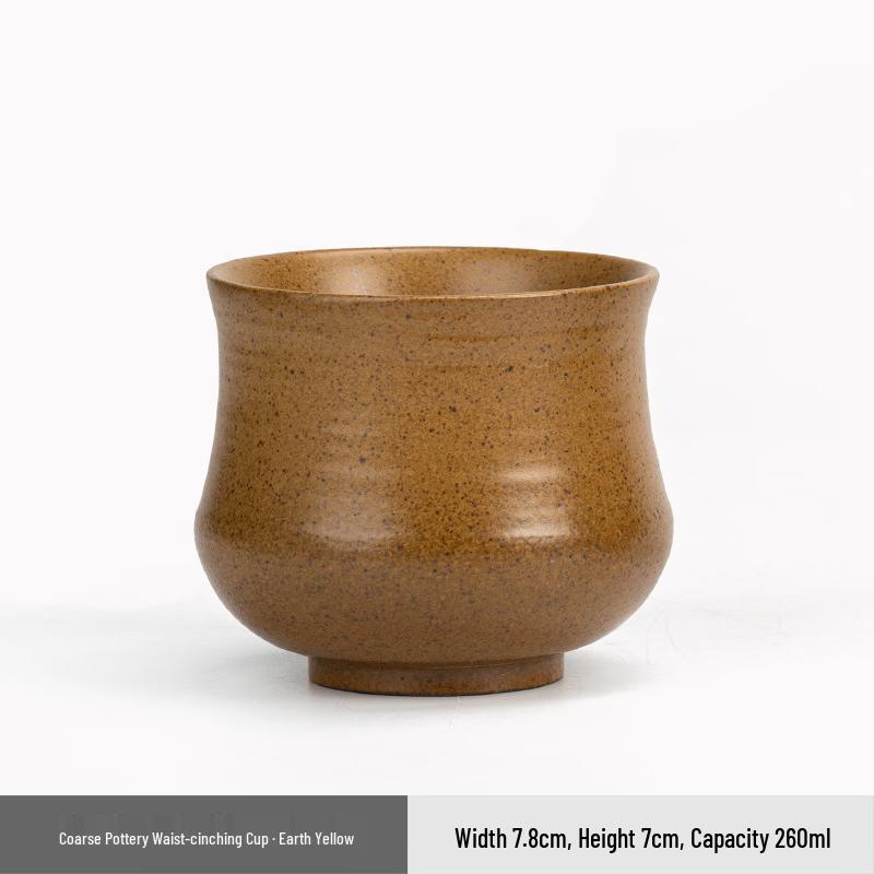 Japanese Style Coarse Pottery Teacup