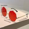 Lunettes de soleil non polarisées en forme de toile d'araignée pour hommes, sans monture, élégantes, amusantes, décoratives, pour femmes, tendance, chic, design de marque, lunettes de soleil rave
