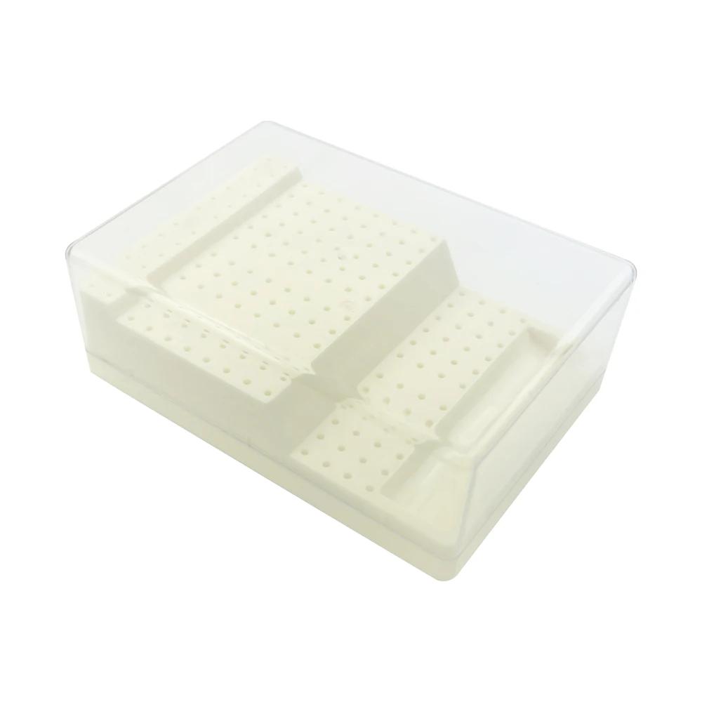 168 Hole Dental Burs Holder Autoclavable Plastic Disinfection Box Block Sterilizer Case Dentistry Instrument Stand Bur Organizer