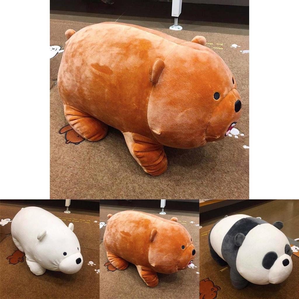Adorable We Bare Bears Ice Bear Plush Toy Soft Stuffed Doll Perfect For Kids