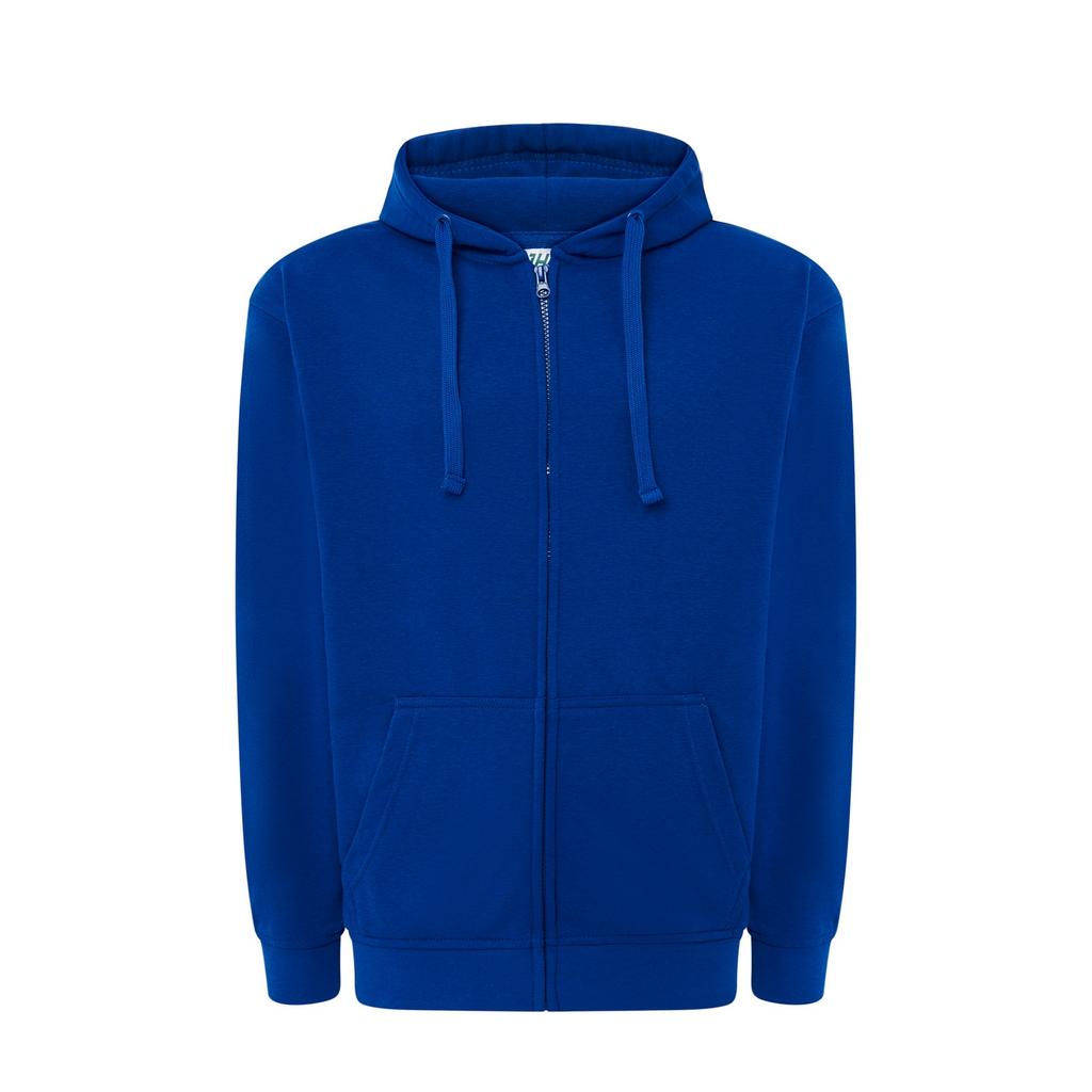JHK Unisex Adult Plain Full Zip Hoodie