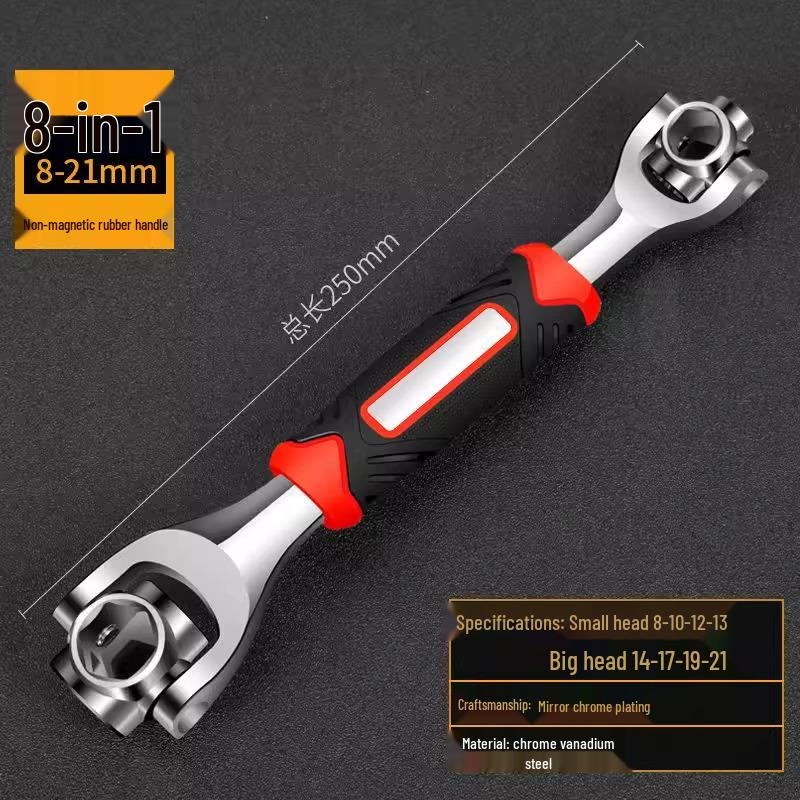 Adjustable Reversible Quick Ratchet Wrench 6-22mm Metric/Imperial