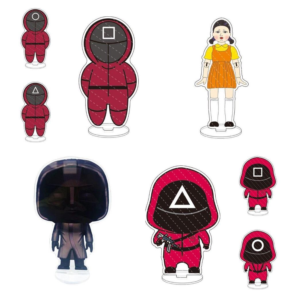 Impressive Squid Game Acrylic Stand Figure Perfect For Exhibitions
