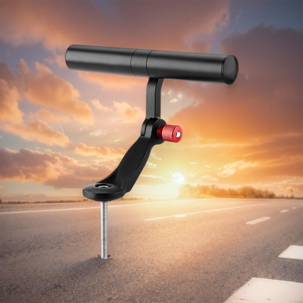Bicycle Extended Bracket Aluminum Alloy Bicycle Handlebar Extender Adjustable Bike GPS Support Rack for MTB Mountain Road Bike