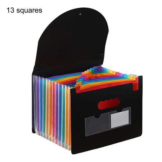 

Сумка для хранения файлов с застежкой на кнопку формата А4, водонепроницаемая, большой емкости, органайзер для документов, папка с файлами 13