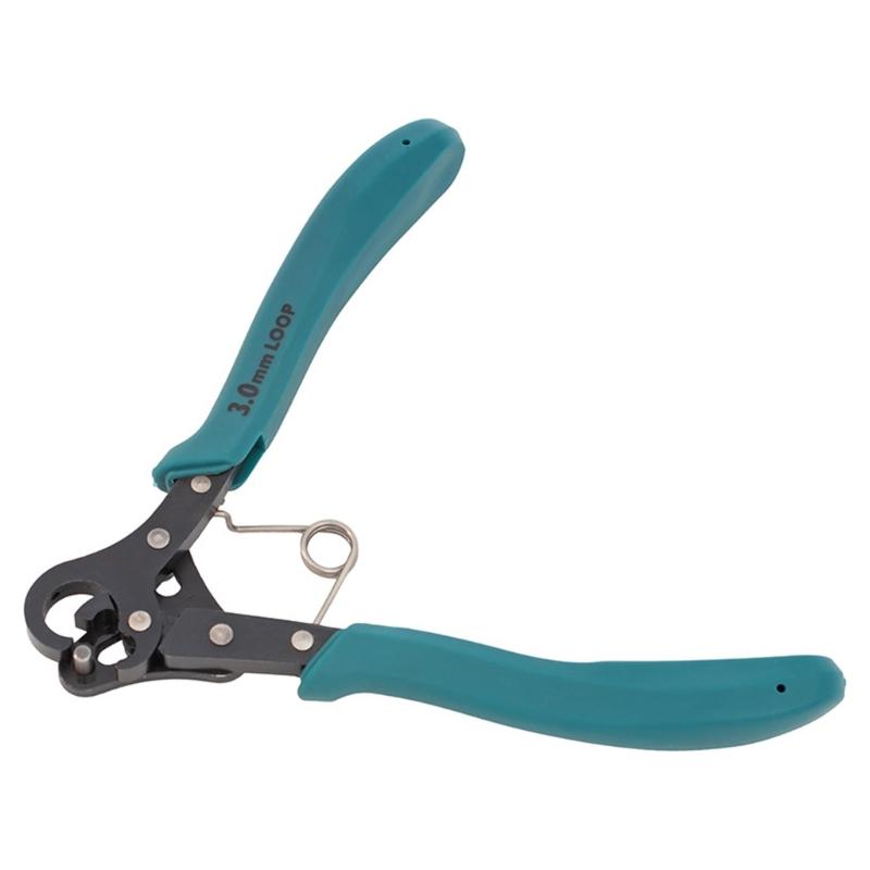 

Professional 9 Pin Coiling Pliers Craft Tool One Step Looper Wire Rolling Plier For Silver Gold Copper Wire Projects синий/зелёный