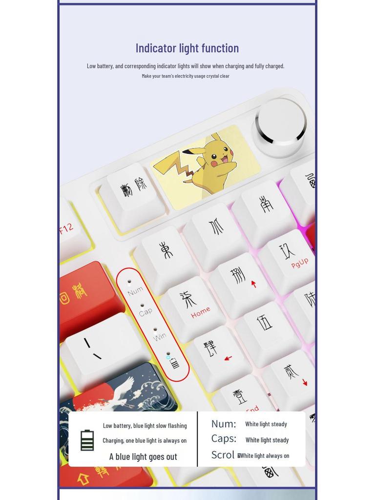 98-Key Wireless Bluetooth/Wired 3-Mode Mechanical Keyboard DIY Kit, RGB Hot-Swappable, Display Screen, Knob