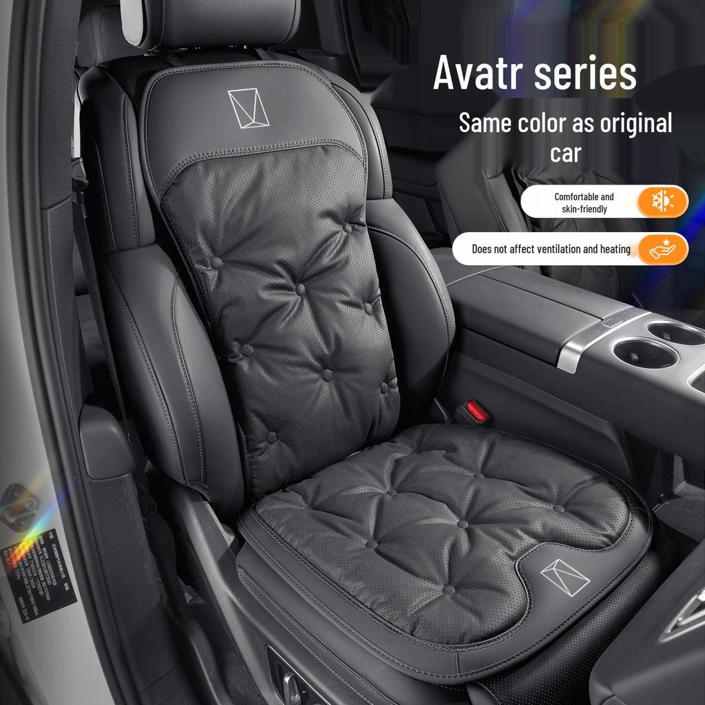 Avatr 06/12/07/11 Car Seat Cushion - Universal Nappa Leather, Breathable & Comfortable for All Seasons.