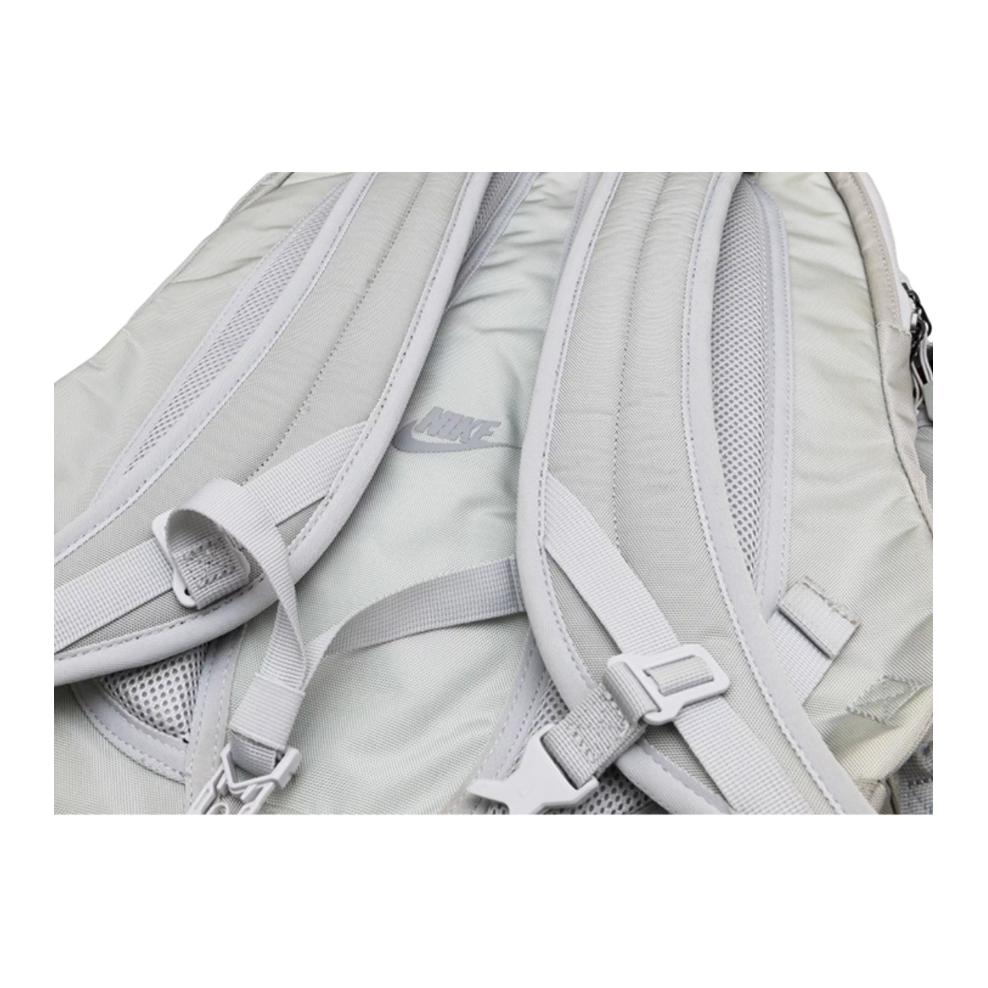 Nike Classic Logo Flap Design Nylon Backpack Unisex Backpack Light-Gray BA4591-077