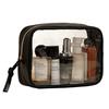 Portable Travel Toiletry Bag With Transparent Pvc Material And Large Capacity For Cosmetic Storage