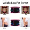 New Silver Ion Slimming Sweat Belt Adjustable Fat Burning Waist Tummy Trimmer Elastic Waist Support Belt Men and Women