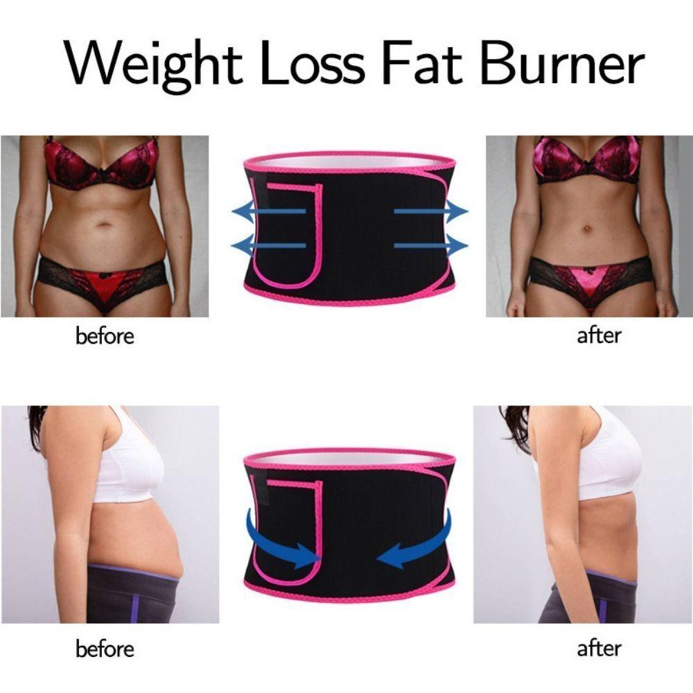 New Silver Ion Slimming Sweat Belt Adjustable Fat Burning Waist Tummy Trimmer Elastic Waist Support Belt Men and Women