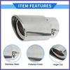 Slant Exhaust Tip 12 inch - 24 inch Inlet 34" Outlet