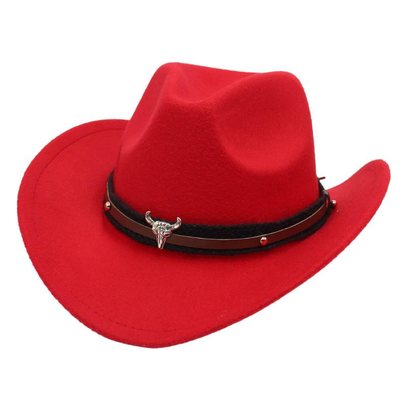 Unisex Trendy Western Cowboy Hat Cowgirl Cap Fedoras Costume Accessory For Halloween Christmas Birthday Masquerade Party Hats