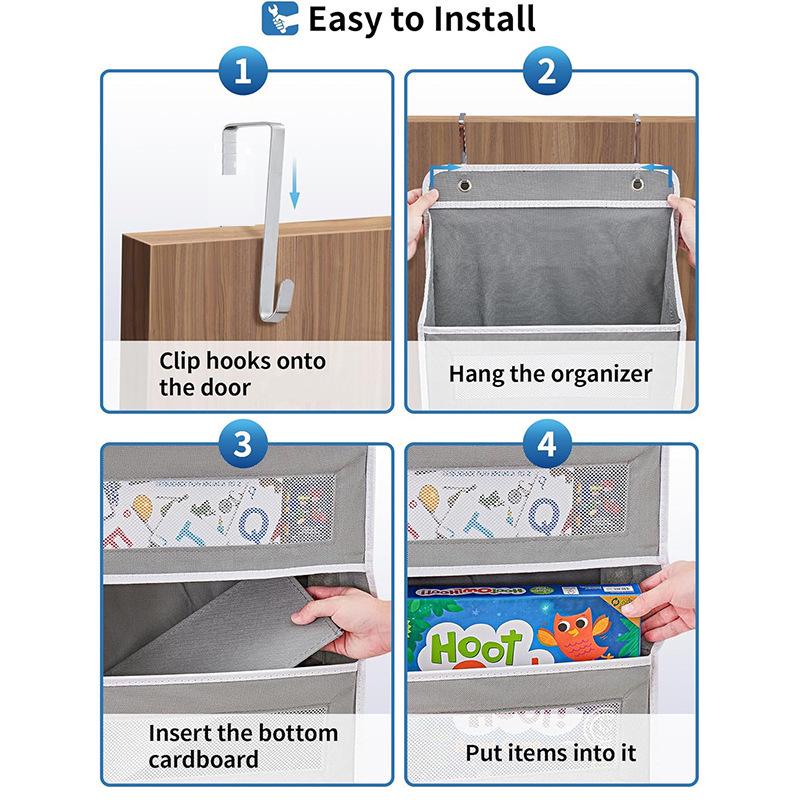 Wall-Mounted Multi-Layer Hanging Organizer for Shoes and Sundries