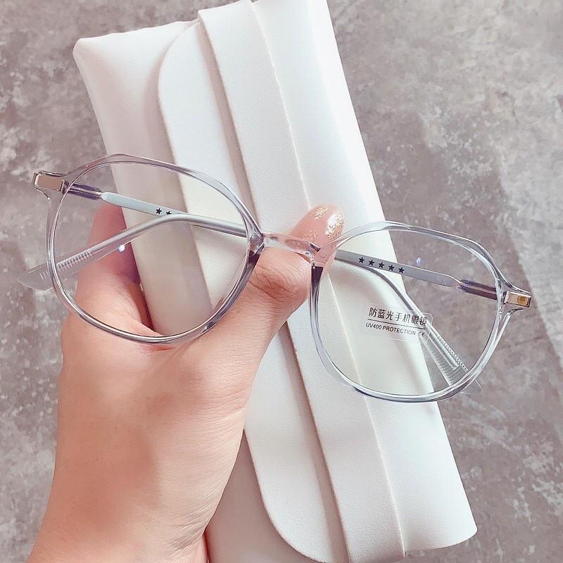 

Fashion Round Frame Anti-blue Light Glasses - Ultra-thin Temple Arms - Minimalist Style Glasses2053 сірий