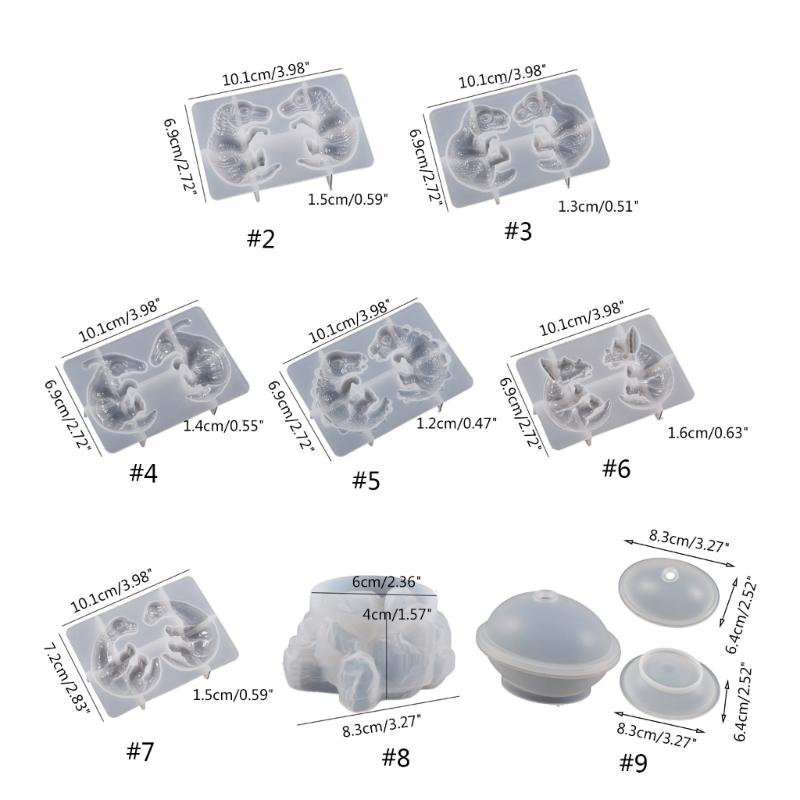 Dinosaur Egg Resin Mold Aromatherapy Candle Silicone Mold Dragon Egg Epoxy Mold for Resin Casting Home Decorations Soap