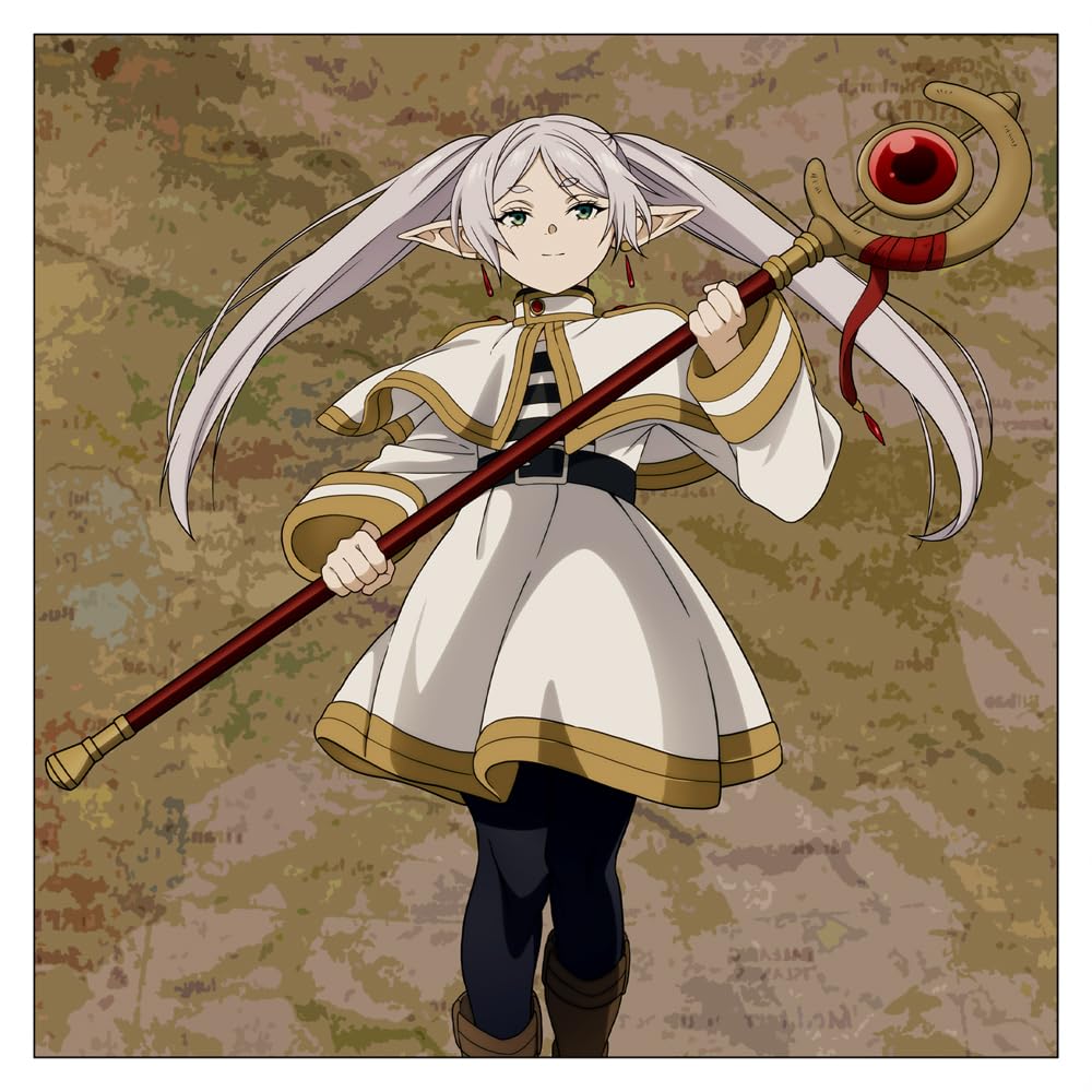 

COSPA Funeral of Freiren Freiren Fern Print Cushion Cover [Official] & Double-Sided