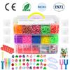 15,000-Piece Rainbow Rubber Band DIY Bracelet Kit for Kids - Three Layers Educational Craft Set