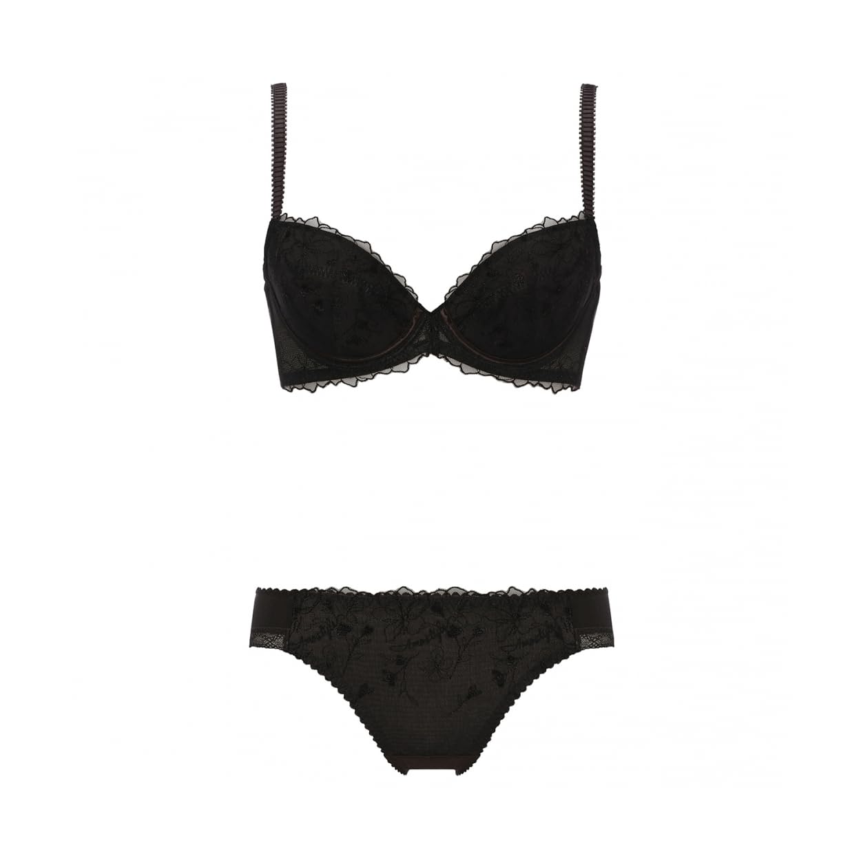 

AMOSTYLE Очаровательный гламур Бюстгальтер Трусики Линия Искусства 1601 A70M и Комплект, Стежок, (Серый),