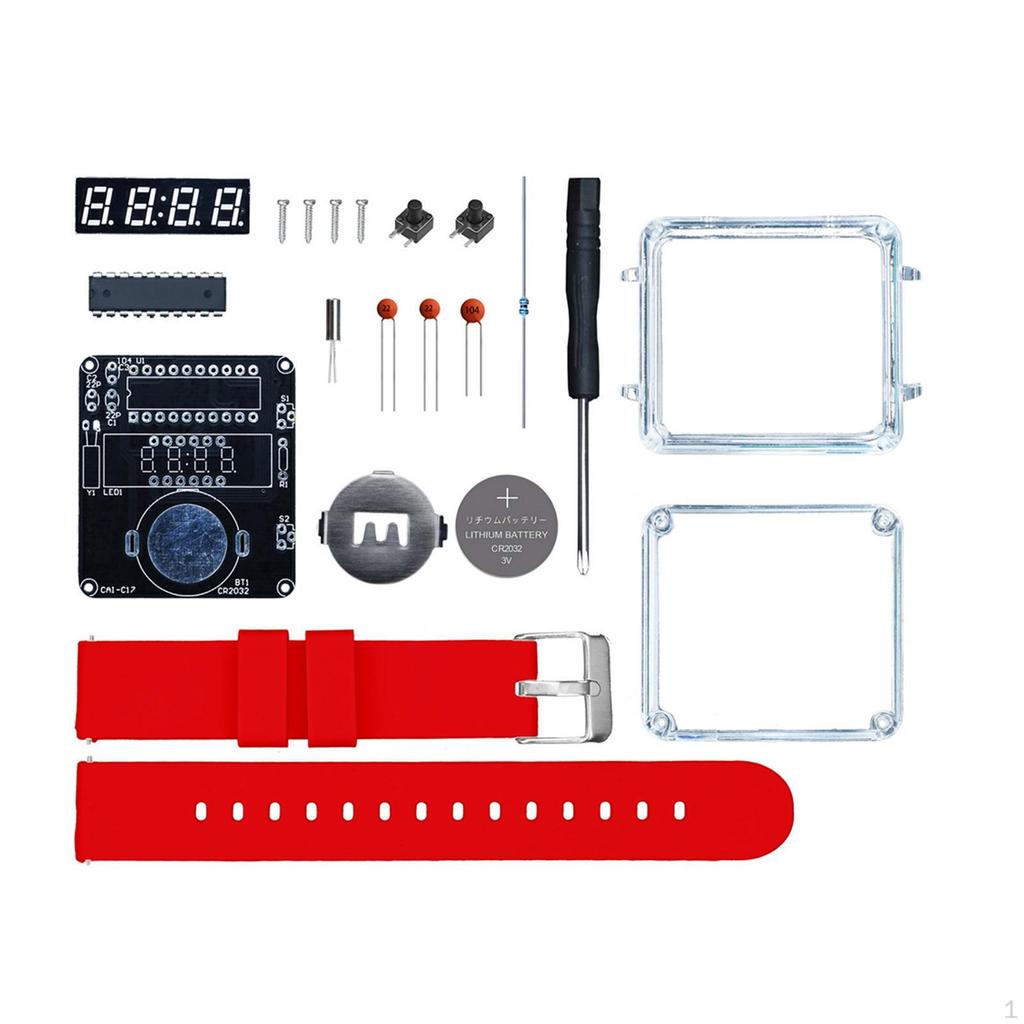 DIY Elektronická stavebnice hodinek Fyzikální hračka Pájecí praxe pro vzdělávání
