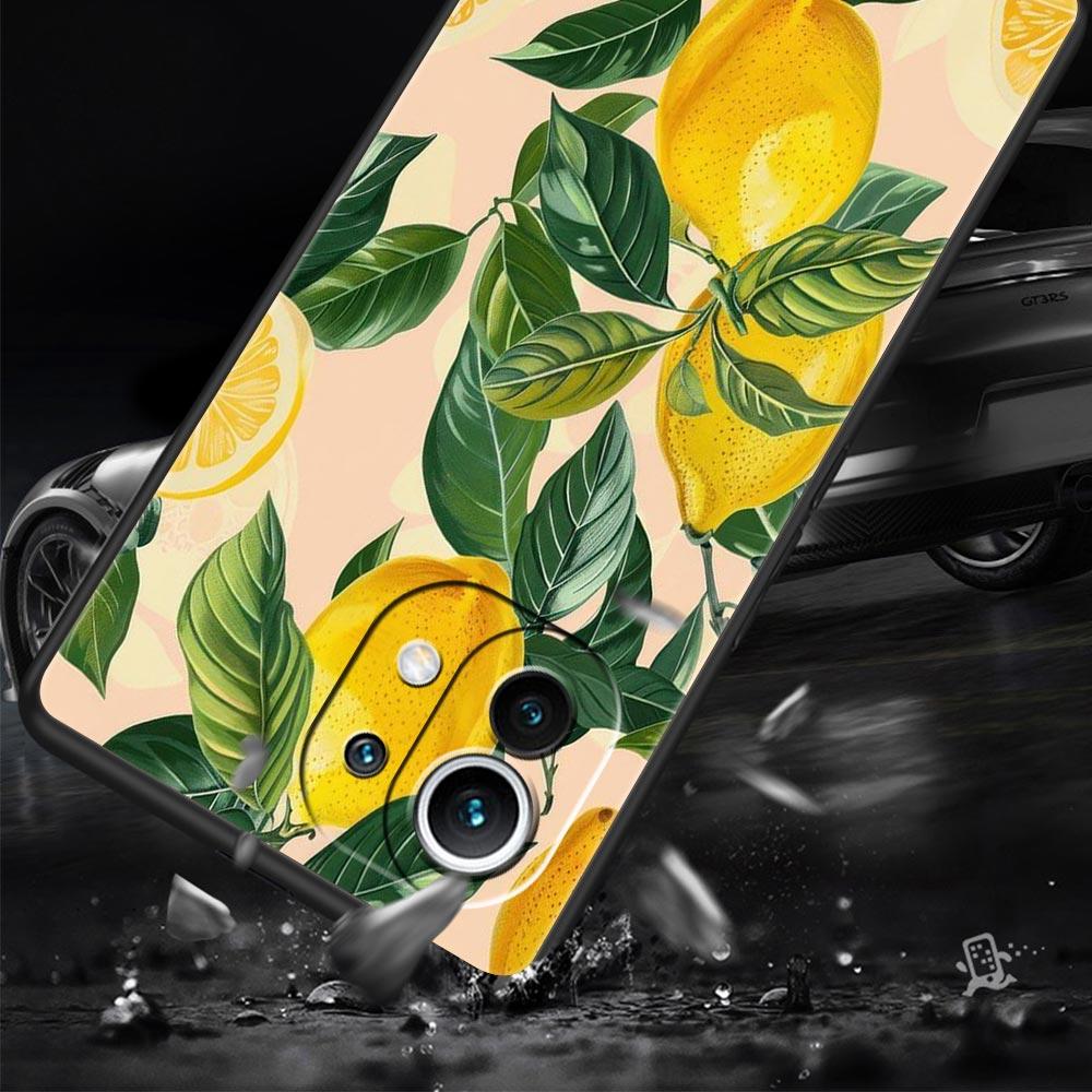 Summer Fresh Fruit Lemon Print Phone Case Cover for Xiaomi Mi 17 Pro Max 15 14 13 12 11 Ultra 15T 14T 13T 12T Pro Lite Soft TPU