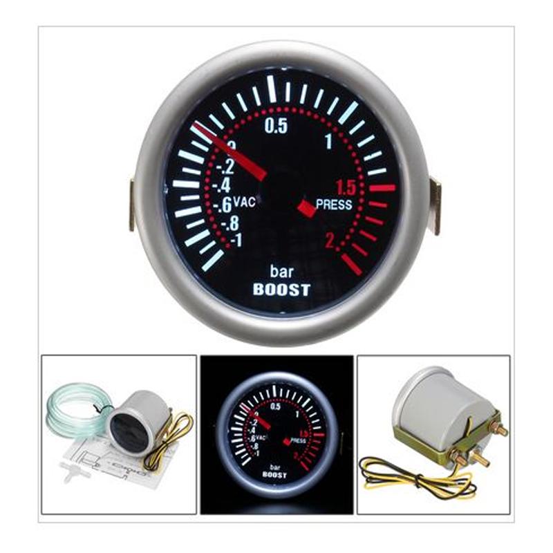 12V 2'' 52mm Digital Pointer LED Car Turbo Boost Meter 0-30 Psi Pressure Gauge
