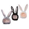 Cartoon Rabbit Hat Cute Bunny Costume Hat Cotton Plush Warm Birthday Hat for Kids Girls Boys Christmas Gift