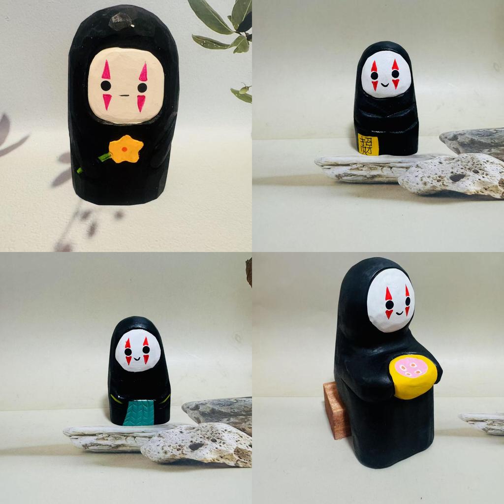 Spirited Away Wooden Craft Figurine Handcrafted Home Decor For Gift Giving