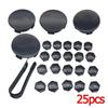 4pcs 25pcs 29pcs Sets 56mm Car Wheel Center Hub Decorative Caps Badge Wheel Lug Nut Protective Cover for Tesla Model 3 Y S X