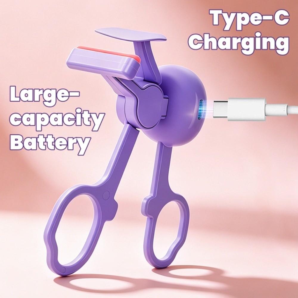 Quick Heating Heated Lash Curler Long Lasting Lash Shaping Tool Electric Eyelash Curler  Daily Use
