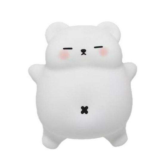 Silicone Panda Night Light: Baby Bedroom Lamp, Eye-Friendly & Rechargeable for Night Feeding
