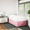 Pink Bed Frame 31.5 x78.7  Velvet