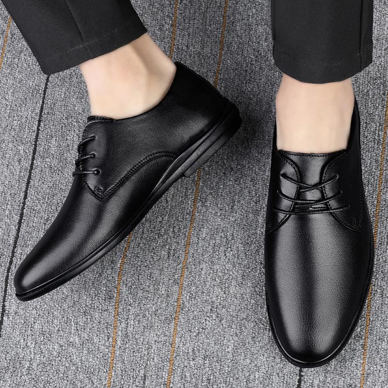 Hot-selling Casual Shoes Elegantes Men's Lace Up Oxford Shoes Outdoor Office Male Business Shoes Versatile Formal Dress Footwear