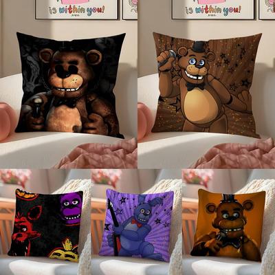 Film Five N-Nights at F-Freddys Kissenbezug Hausstaubmilbenabweisend Unsichtbarer Reißverschluss Sofa Bett