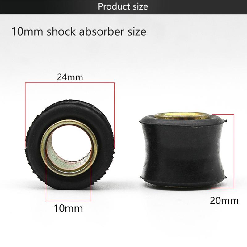 1ks motocyklový zadní tlumič pryžový nárazník pryž 10 mm 12 mm tlumič nárazu nárazníková objímka tlumič pryžové kroužky