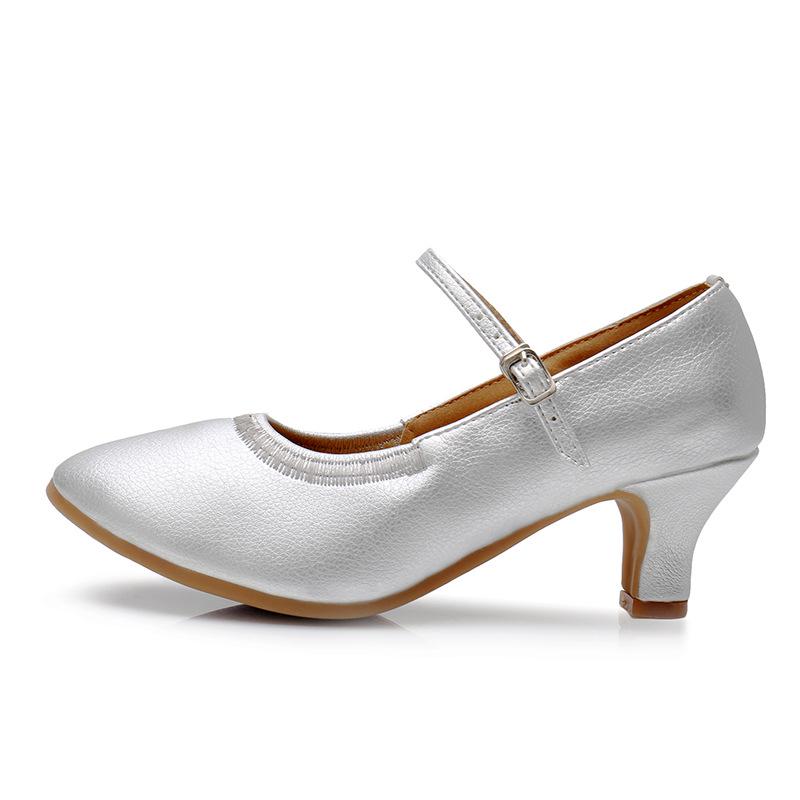 Women's Soft Sole Ballroom & Square Dance Shoes - Ox Tendon Sole for Modern Latin and Waltz.