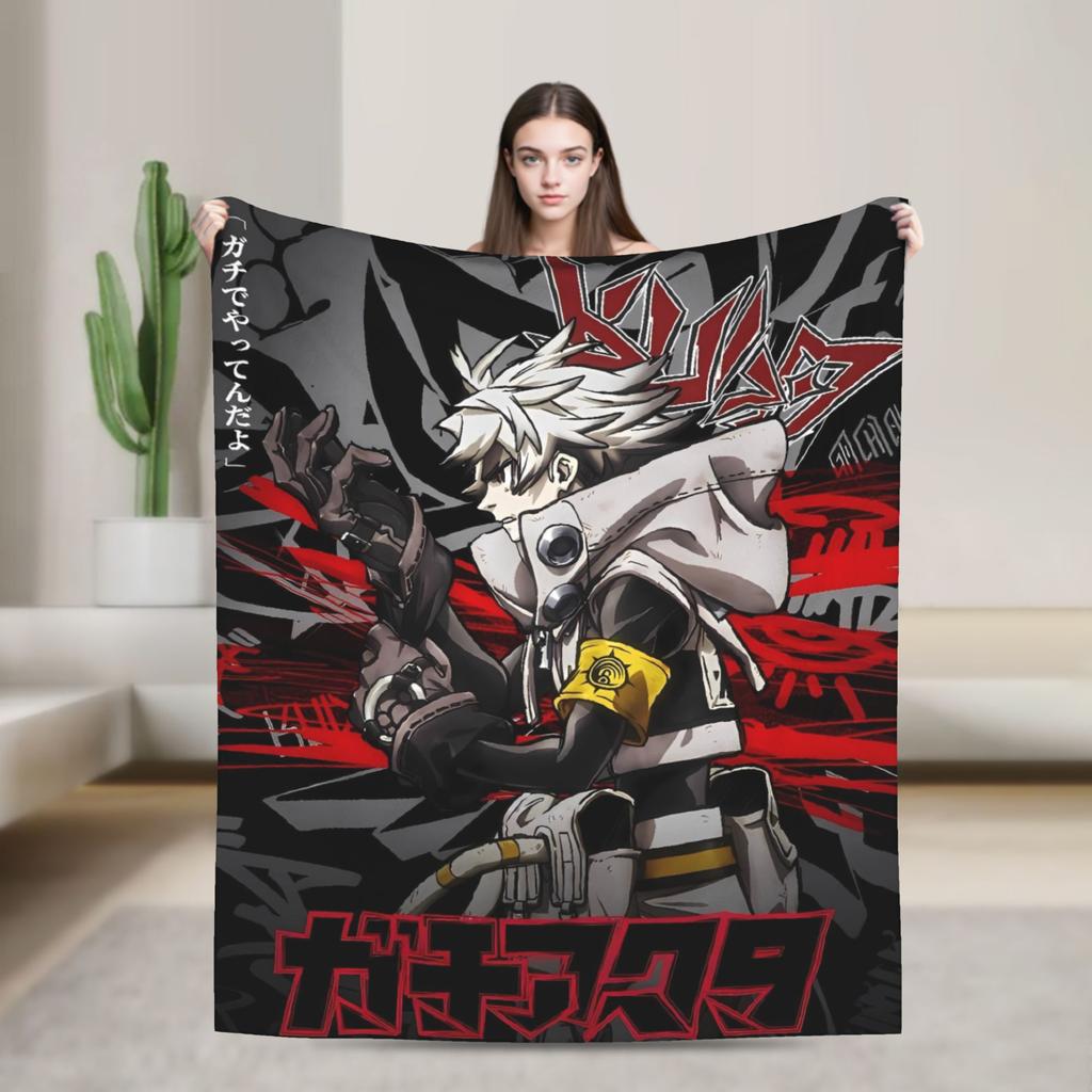 Gachiakuta Manga Rudo Decke Qualität Warm Weich Überwurfdecke Winter Flugzeugreise Wohnzimmer Lustige Tagesdecke