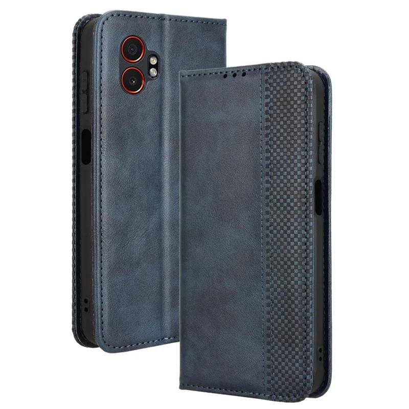 Retro Flip Book Leather Cover for Samsung Galaxy Xcover 7 Pro Bags Magnetic Flip Wallet Card Holder Case for Samsung Xcover 7 5 6Pro