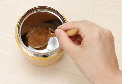 Tiger Vacuum Insulated Soup Jar, 300ml, for Lunch Boxes, Wide Mouth, Round Bottom, Saffron Yellow, MCL-B030-YS